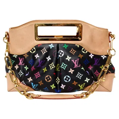 Pre-owned Takashi Murakami Louis Vuitton X  Y2k Black Monogram Judy Clutch Shoulder Bag