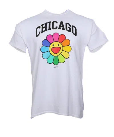 Pre-owned Takashi Murakami Men's  Complexcon Chi Flower Tee Shirt In White