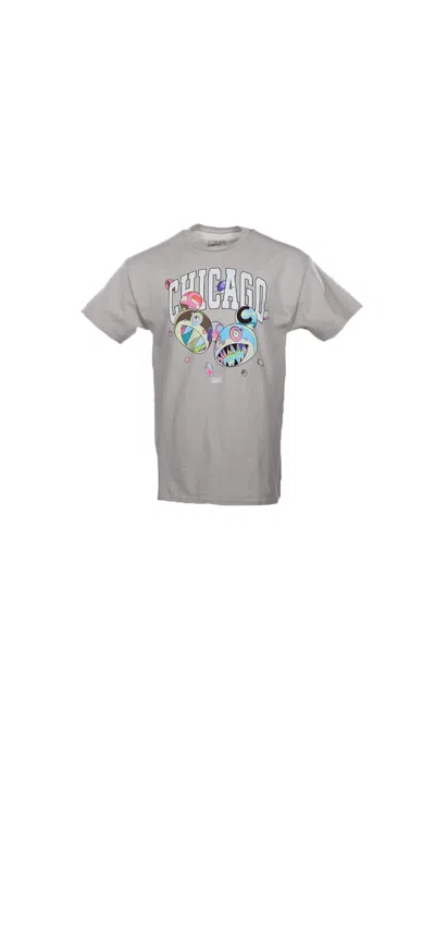 Pre-owned Takashi Murakami Men's  Complexcon Chicago Discord Tee Shirt In Heather Grey