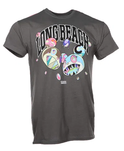Pre-owned Takashi Murakami Men's  Complexcon Long Beach Discord Tee Shirt In Heather Grey
