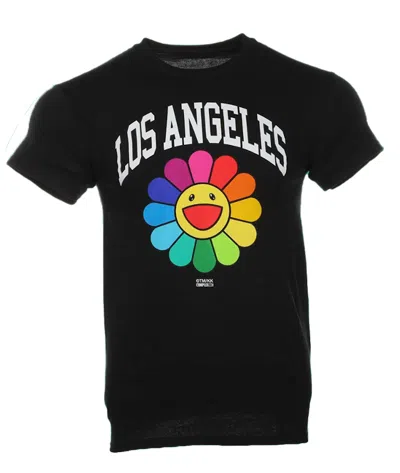 Pre-owned Takashi Murakami Men's  Complexcon Los Angeles Flower Tee Shirt In Black