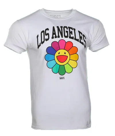 Pre-owned Takashi Murakami Men's  Complexcon Los Angeles Flower Tee Shirt In White