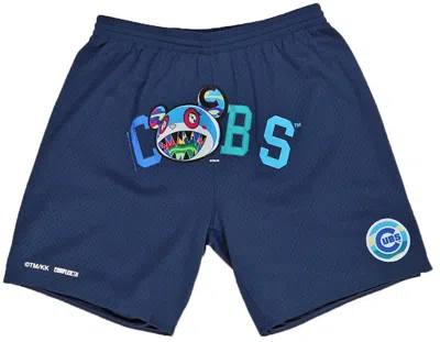 Pre-owned Takashi Murakami Men's  Complexcon X Cubs Shorts In Blue