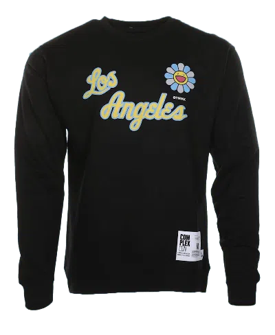 Pre-owned Takashi Murakami Men's  Complexcon X La Lakers M&n Crew Sweatshirt In Black