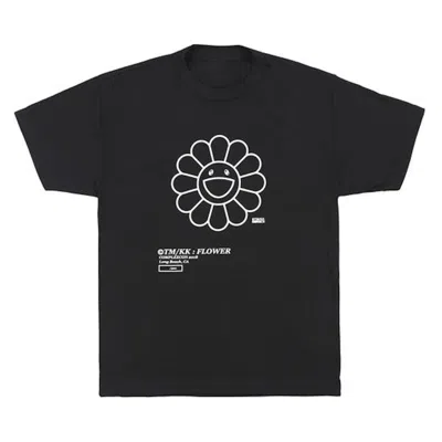 Pre-owned Takashi Murakami Men's  Flower Tee Shirt In Black