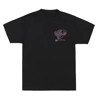 Pre-owned Takashi Murakami Men's  Skull & Flower Tee Shirt In Black