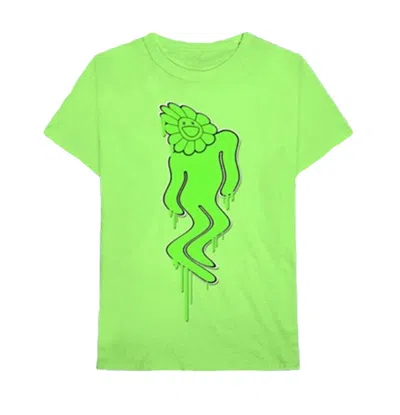 Pre-owned Takashi Murakami Men's  X Billie Eilish Melted Blohsh Tee Shirt In Green