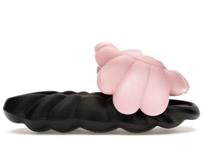 Pre-owned Takashi Murakami Men's  X Ohana Full Bloom Slide Sneakers In Black/pink In Multi