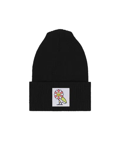 Pre-owned Takashi Murakami Men's  X Ovo Watch Cap In Black