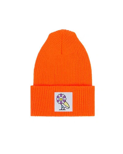 Pre-owned Takashi Murakami Men's  X Ovo Watch Cap In Orange