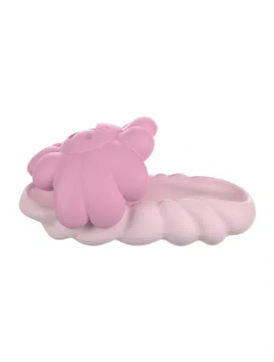 Pre-owned Takashi Murakami Rubber Slides In Pink