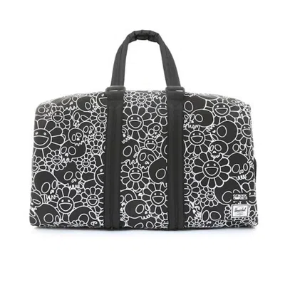 Pre-owned Takashi Murakami Skull & Flower Duffle In Black
