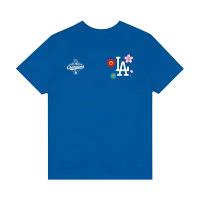 Pre-owned Takashi Murakami X Los Angeles Dodgers World Series 2025 Champs Tee 'blue' | Men's Size S