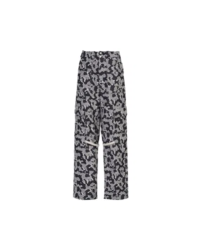 Takaturna Baggy Denim Trousers With Adjustable Ribbons