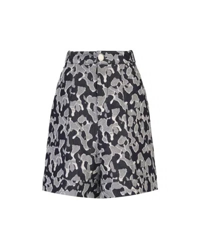 Takaturna Kinetic Denim Shorts In Grey