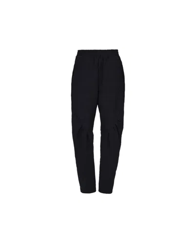 Takaturna Kinetic Trousers With Embossed Bi-stretch Fabric And Sporty-chic Design In Black