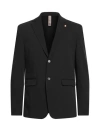 Take-two Man Blazer Black Size 42 Polyester, Viscose, Elastane In Black