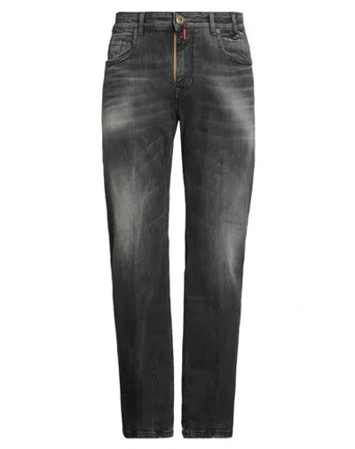 Take-two Man Jeans Black Size 34 Cotton, Elastane