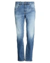 Take-two Man Jeans Blue Size 30 Cotton, Elastane In Blue