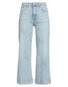 Take-two Woman Jeans Blue Size 27 Cotton, Elastane