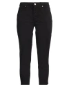 Take-two Woman Pants Black Size 30 Cotton, Elastane In Black
