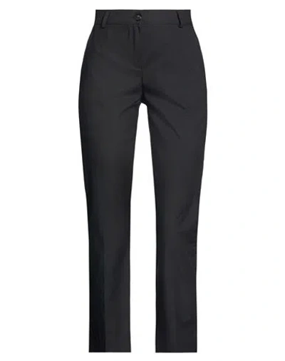 Take-two Woman Pants Black Size Xs Cotton, Nylon, Elastane