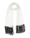 Take-two Woman Scarf White Size - Alpaca Wool In White