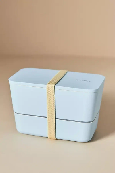 Takenaka Dual Flat Bento Box In Blue