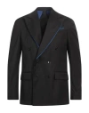 Takeshy Kurosawa Man Blazer Black Size 44 Polyester, Viscose, Elastane In Black