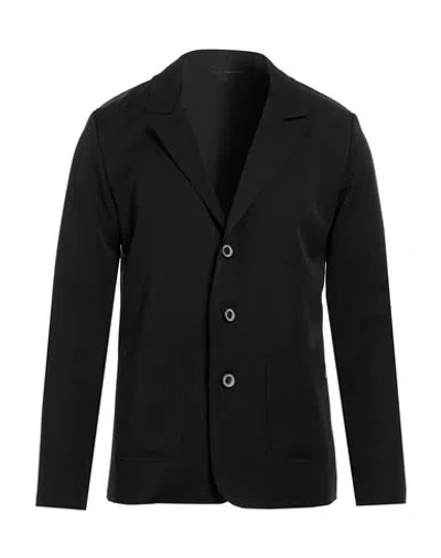 Takeshy Kurosawa Man Blazer Black Size L Polyester, Viscose, Elastane
