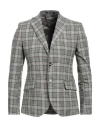 Takeshy Kurosawa Man Blazer Grey Size 38 Polyester, Viscose, Elastane In Grey