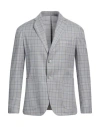 Takeshy Kurosawa Man Blazer Grey Size 48 Viscose, Linen, Cotton