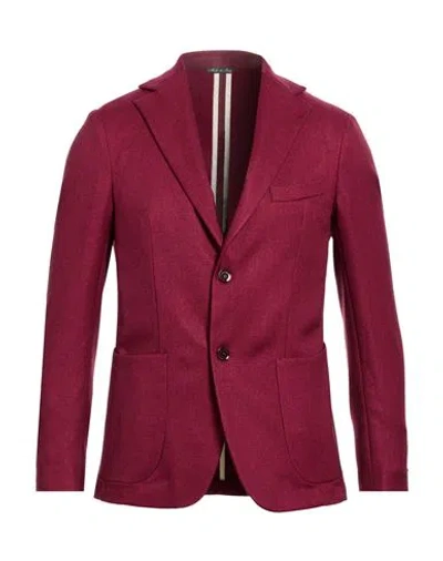 Takeshy Kurosawa Man Blazer Mauve Size 46 Polyester, Viscose, Wool, Elastane In Purple