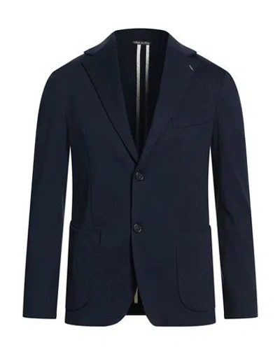 Takeshy Kurosawa Man Blazer Midnight Blue Size 44 Viscose, Nylon, Elastane