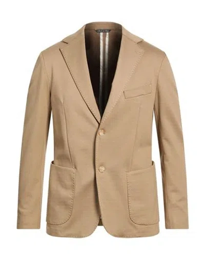 Takeshy Kurosawa Man Blazer Sand Size 46 Viscose, Nylon, Elastane In Brown