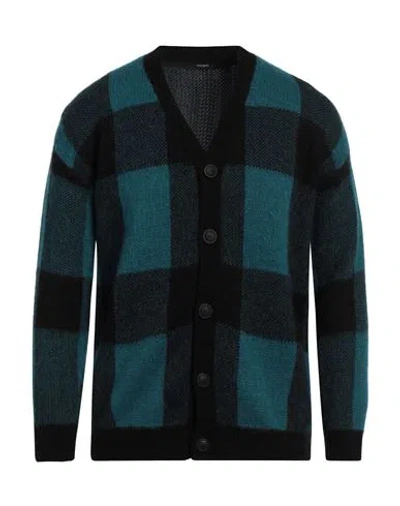 Takeshy Kurosawa Man Cardigan Deep Teal Size Xxl Acrylic, Mohair Wool
