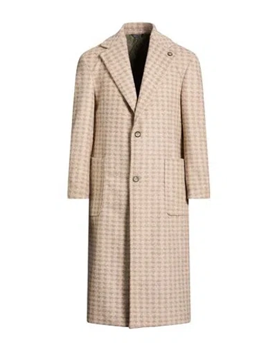 Takeshy Kurosawa Man Coat Beige Size 44 Wool, Polyester In Neutral