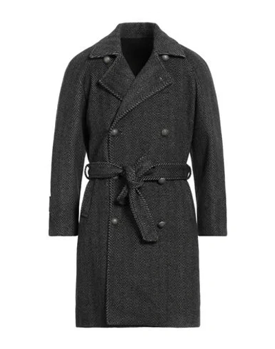 Takeshy Kurosawa Man Coat Black Size 40 Polyester, Viscose