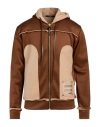 Takeshy Kurosawa Man Jacket Light Brown Size L Polyester, Elastane In Brown