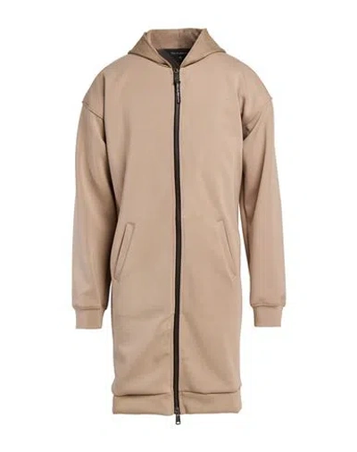 Takeshy Kurosawa Man Overcoat & Trench Coat Sand Size L Polyester, Elastane In Neutral