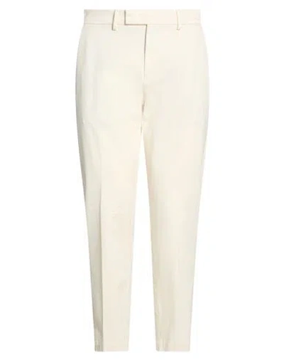 Takeshy Kurosawa Man Pants Ivory Size 28 Cotton, Elastane In White