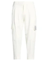 Takeshy Kurosawa Man Pants Ivory Size L Viscose, Polyamide, Elastane In White