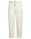 Takeshy Kurosawa Man Pants Off White Size 34 Polyester