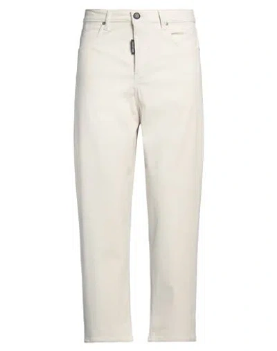 Takeshy Kurosawa Man Pants Off White Size 34 Polyester