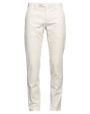 Takeshy Kurosawa Man Pants Off White Size 38 Cotton, Elastane
