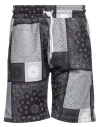 Takeshy Kurosawa Man Shorts & Bermuda Shorts Black Size Xxl Polyester