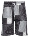 Takeshy Kurosawa Man Shorts & Bermuda Shorts Black Size Xxl Polyester In Black