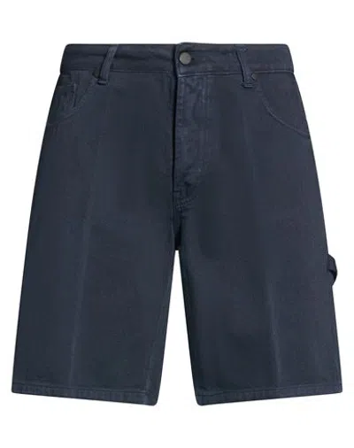 Takeshy Kurosawa Man Shorts & Bermuda Shorts Navy Size 30 Cotton In Blue