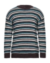 Takeshy Kurosawa Man Sweater Deep Teal Size Xl Acrylic, Wool, Alpaca Wool