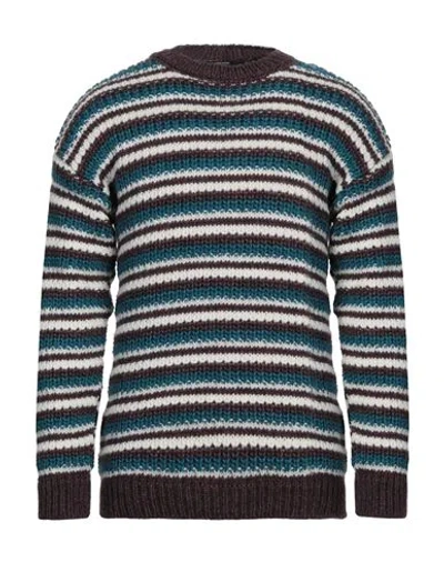 Takeshy Kurosawa Man Sweater Deep Teal Size Xl Acrylic, Wool, Alpaca Wool
